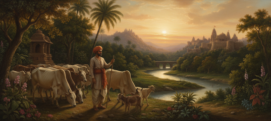 История Средневековья: Природа Индии и занятия жителей