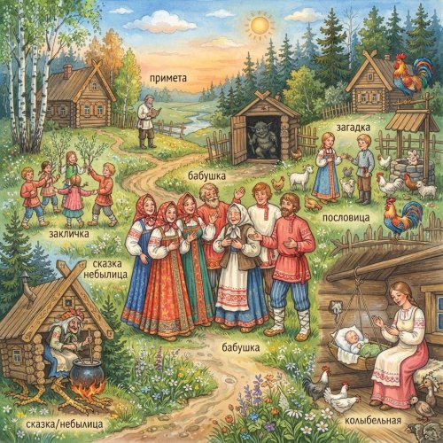 Малые жанры фольклора (5 класс)