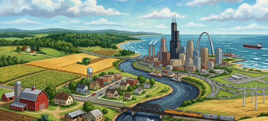 Иллюстрация по теме «США. Средний Запад»