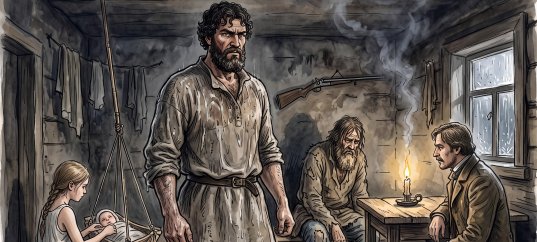 Иллюстрация к рассказу Тургенева «Бирюк»