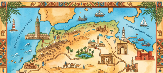 Иллюстрация по теме «Африка. От Касабланки до Триполи»
