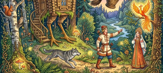 Иллюстрация на тему «Русская литературная сказка»