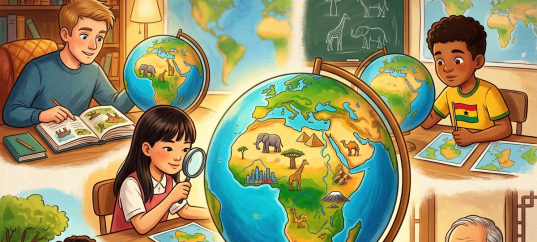 Иллюстрация по теме «Что знают об Африке в мире»