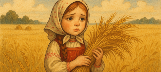 Иллюстрация: Крошечка-Хаврошечка из русской народной сказки