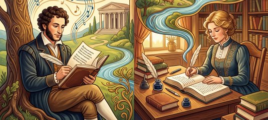 Иллюстрация на тему «Ритм. Стихотворная и прозаическая речь»