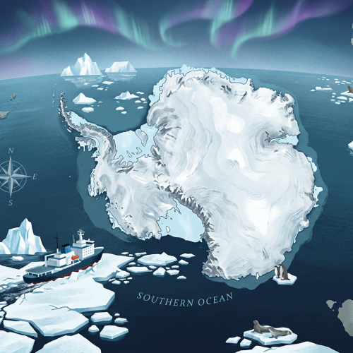 Иллюстрация по теме «Каковы особенности географического положения Антарктиды»