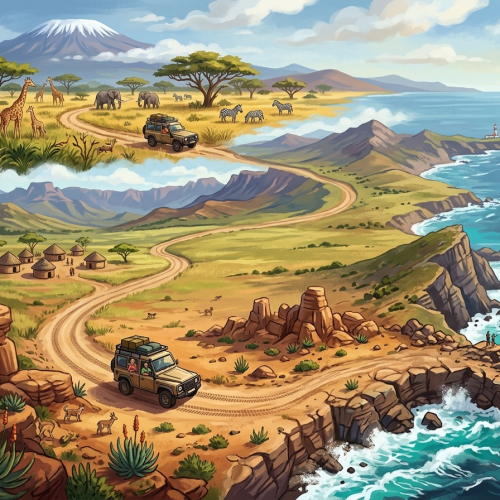 Иллюстрация по теме «Африка. Из Танзании к мысу Доброй Надежды»