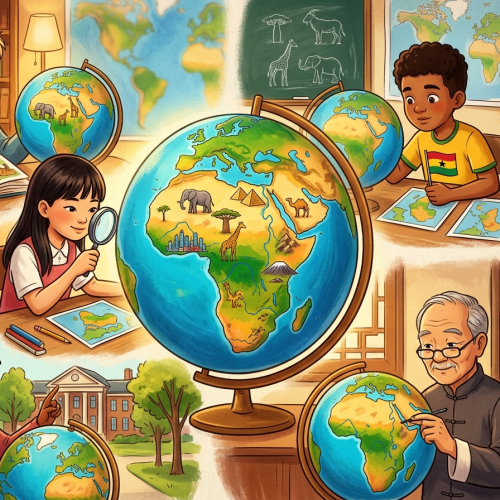 Иллюстрация по теме «Что знают об Африке в мире»