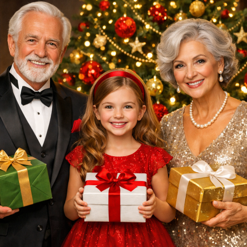 Иллюстрация «Новый год: Семья»