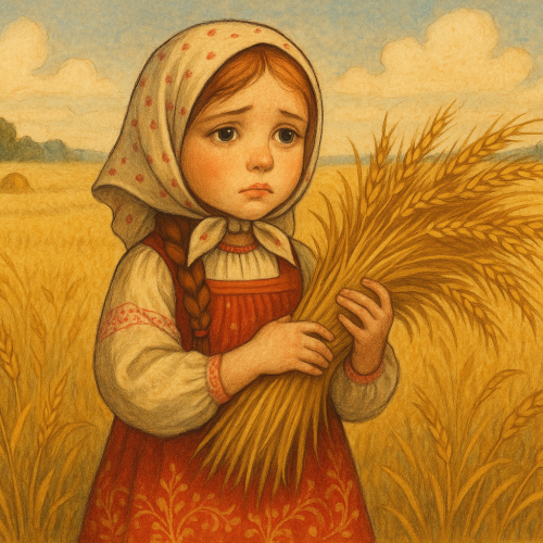Иллюстрация: Крошечка-Хаврошечка из русской народной сказки