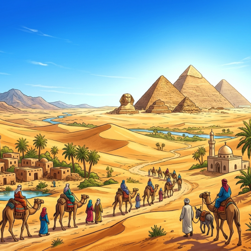 Иллюстрация по теме «Юго-Западная Азия и Северная Африка»