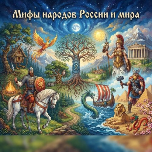 Кроссворд по литературе: Мифы народов России и мира (5 класс)