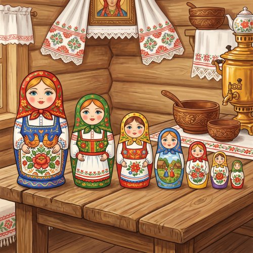 Кроссворд на день народных художественных промыслов: Матрёшки