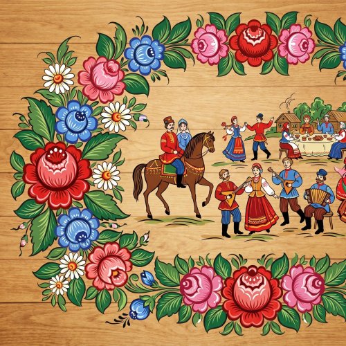 Кроссворд на день народных художественных промыслов: Городецкая роспись
