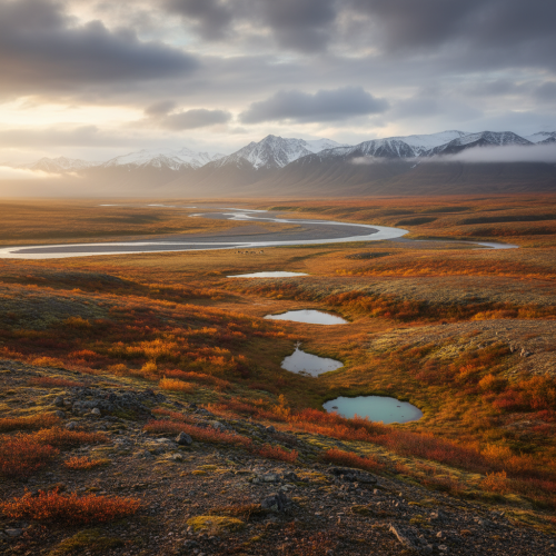 Кроссворд по окружающему миру: Холодная безлесная равнина (4 класс)