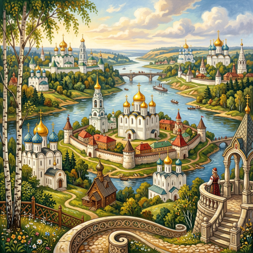 Кроссворд по окружающему миру: Золотое кольцо России (3 класс)