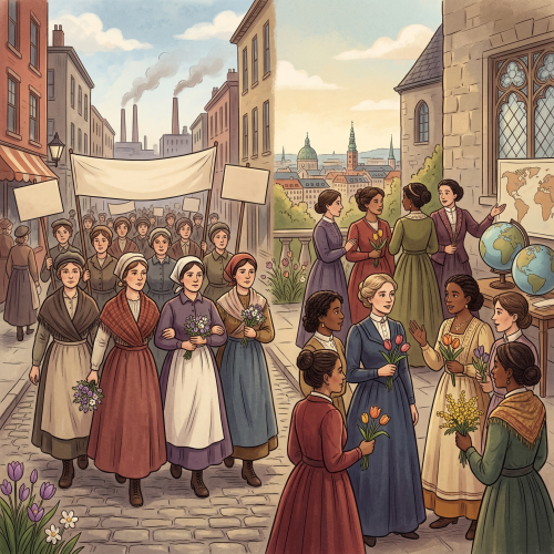 Кроссворд по истории Международного женского дня