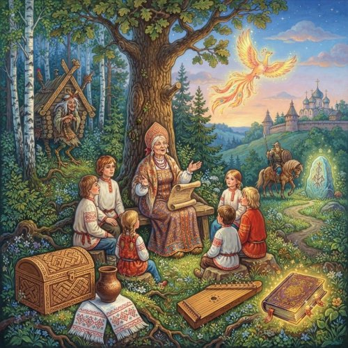 Кроссворд по литературе: Фольклор (5 класс)