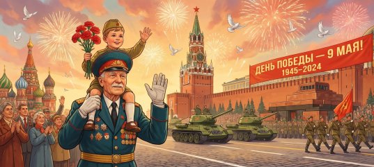 Кроссворд: День победы — 9 мая!