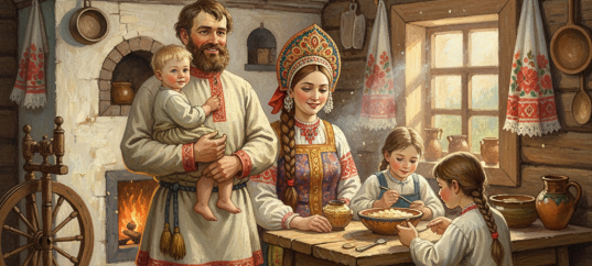 Кроссворд по русским народным пословицам с ключевым словом «Семья»