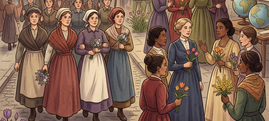 Кроссворд по истории Международного женского дня