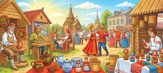 Кроссворд на день народных художественных промыслов