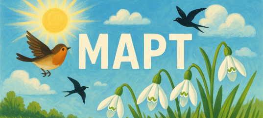 Кроссворд с ключевым словом: Март