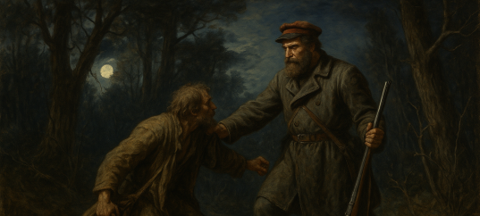 Кроссворд по рассказу Тургенева «Бирюк»