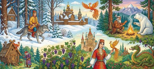 Кроссворд по литературе: Сказки народов России (5 класс)