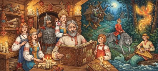 Кроссворд по литературе: Фольклор (5 класс)