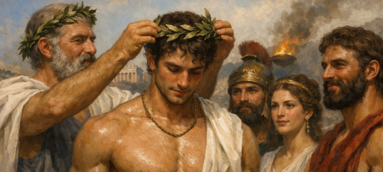 Кроссворд по истории: Награждение победителей Олимпийских игр в Древней Греции (5 класс)