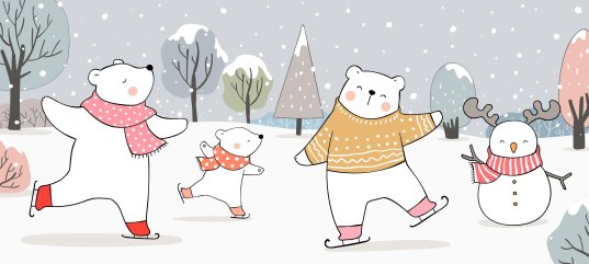 Кроссворд для малышей: Зима