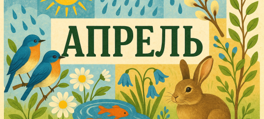 Кроссворд с ключевым словом: Апрель