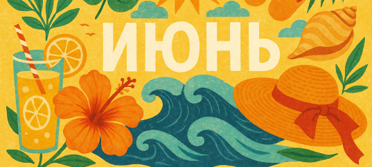 Кроссворд с ключевым словом: Июнь