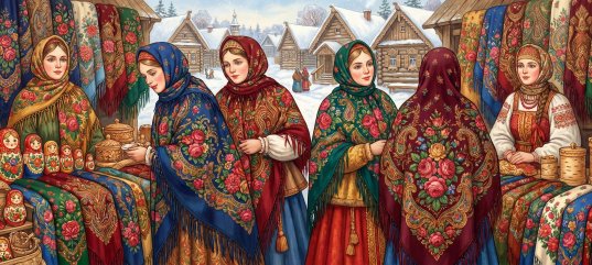 Кроссворд на день народных художественных промыслов: Павловопосадские платки