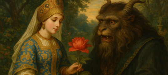 Кроссворд по сказке Аксакова «Аленький цветочек»