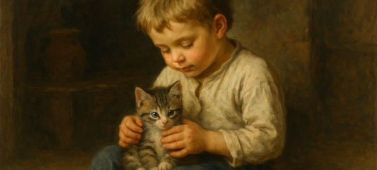 Кроссворд по рассказу Льва Толстого «Котёнок»