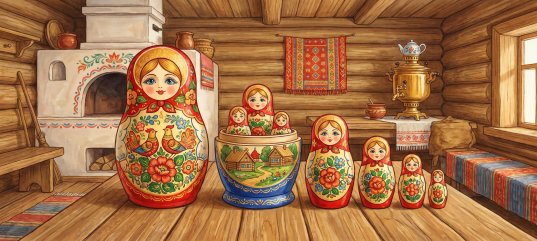 Кроссворд на день народных художественных промыслов: Матрёшки