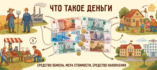 Кроссворд по окружающему миру: Что такое деньги (3 класс)
