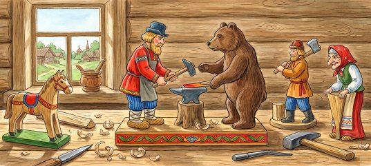 Кроссворд на день народных художественных промыслов: Богородская игрушка