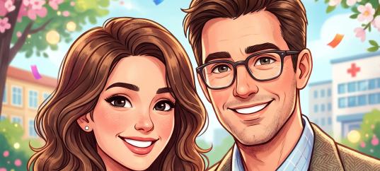 Открытка «С 1 мая: Трудовая семья»