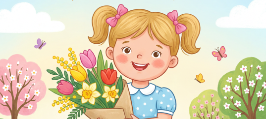 Открытка «С 8 марта: Мамочке»