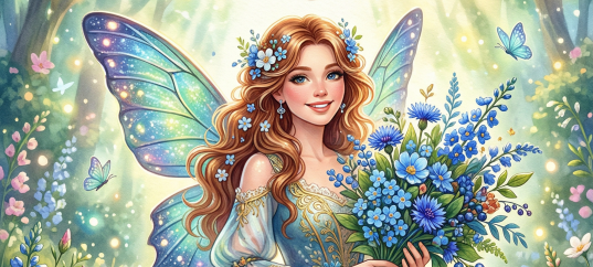 Открытка «С 8 марта: Волшебная фея»