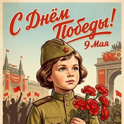 Открытка «С Днём Великой Победы!»