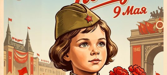 Плакат «С Днём Великой Победы!»