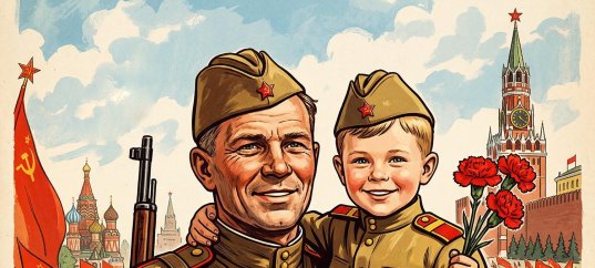 Плакат: С Днём Победы 9 мая