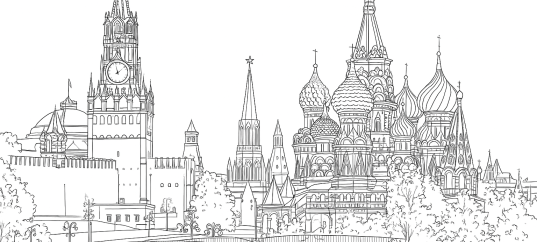 Раскраска: Московский Кремль