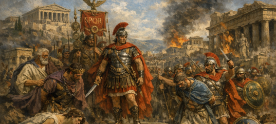 Тест по истории: Завоевание Македонии и Греции (5 класс)