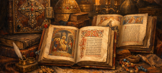 Тест по окружающему миру: Рукописные книги из сокровищницы Руси (4 класс)