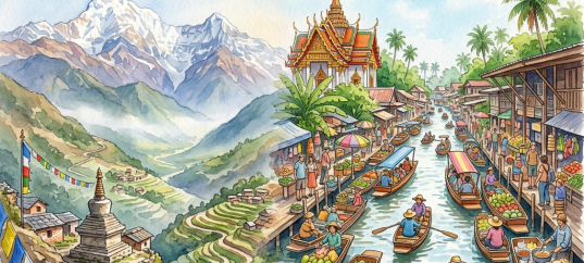 Тест по географии: Азия. От Катманду до Бангкока (7 класс)